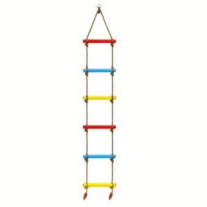 บันไดเชือกสำหรับเด็ก ชิงช้า บันไดเล่นกลางแจ้ง ของเล่นเด็ก บันได 5 ชั้น สนามเด็กเล่นในร่ม ของเล่นปีนป่ายสำหรับเด็ก