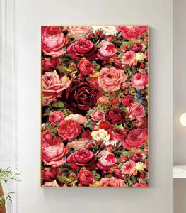 500 1000 1200 2000pcs Jigsaw Puzzle Rose Floral Design Beautiful Red Roses Bouquet For Adults Craft Family Fun Brain Teaser Gift