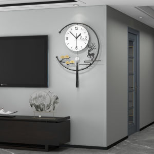 Minimalist Chinese Modern Quartz Wall Clock Creative Mute Large Fashion Clocks Home Living Room Restaurant Entrance Decorative wall watch