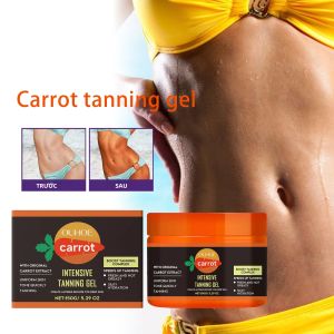 Gel Tăng Tốc Làm Nâu Da Chiết Xuất Dầu Cà Rốt 150g Kem Dưỡng Nhanh Chóng Tạo Màu Nâu Rám Nắng Với Mùi Hương Nhiệt Đới Dưỡng Ẩm Cho Người Đi Biển Hồ Bơi Giúp Đạt Được Làn Da Nâu Rám Nắng Không Nhờn Rít.