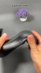 Mẫu A06_Giày cao gót mũi nhọn vân trơn đế trụ chống trơn trượt đế ca0 5p_7p tăng chiều cao.mẫu giày công sở dịu dàng