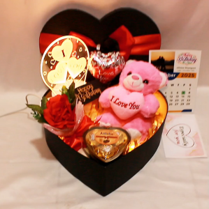 Barstore Gifts | Kado Hadiah Aesthetic & Romantis - Gift Set Box Hampers untuk Ulang Tahun Anniversary Valentine Wisuda Wedding & Momen Spesial Lainnya (Type FLOVY) - Hadiah Unik Birthday - Paket Kado Untuk Cewek