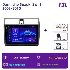JMCQ 2 DIN Android 11 Radio Stereo Máy Nghe Nhạc Đa Phương Tiện Điều Hướng GPS Cho Suzuki Swift 2003-2010 Với Hỗ Trợ Thẻ Nhớ DSP 4G