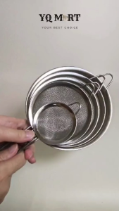 Stainless Steel Strainer/ Small Hole Filter/ Tapis Lubang Kecil 8CM/ 12CM/ 14CM/16CM/18CM