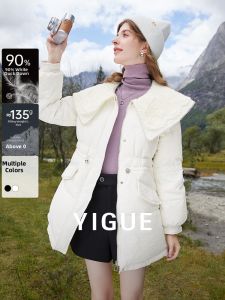 Yigue | Long Winter Down Jacket Warm Thermal