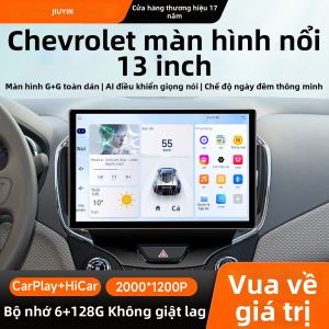 JIUYIN | Màn Hình Hiển Thị Dẫn Đường Ô Tô & Camera Lùi All-in-One Tương Thích Chevrolet Cruze Sail Malibu