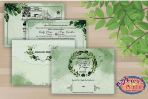 COD (50 pcs) Undangan pernikahan paket lengkap dan mewah harga murah