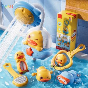 TEMI Childrens Shower Head Shower Toy Set Baby Electric Rotating Shower Head Water Spray Toy Shower Toy
