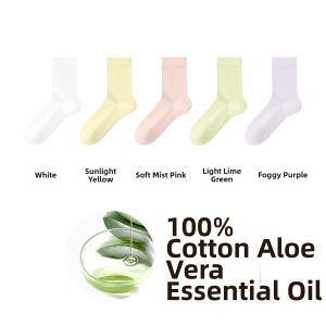 B&C.Room | Cotton Summer Mid-Calf Socks Breathable Comfortable