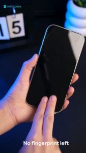 Rock HD iPhone 16 Pro Max | 16 Pro | 16 Plus | 16 Clear Tempered Glass Screen Protector Eco Pack