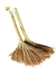 Traditional Style  Broom for Outdoor Use Construction Site School Shandong Balcony Courtyard Storage Natural Plant Material