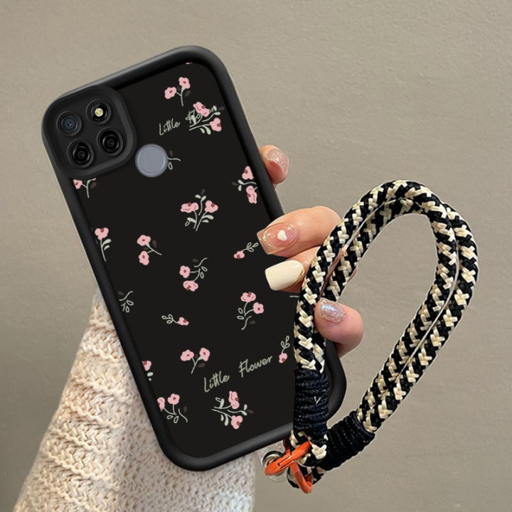 casing hp Realme Narzo 30A terbaru 2025 Fashion dan bunga kecil