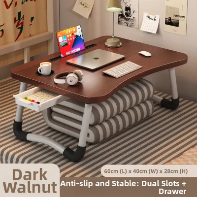 NUOPUCHI | Adjustable Bedside Small Table for Student Dorm Top Bunk Desk