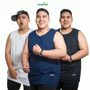 BIG JRDN Kaos Dalam Pria Jumbo 5XL 6XL Singlet Pria Big Size Oversize 7XL - Putih 8XL