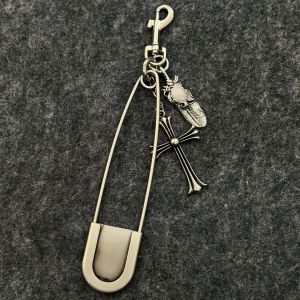 KGSC Personalized Multi-Element Metal Keychain Cross Bag Charm High-End Waist Pendant Fashionable Accessory Key Holder