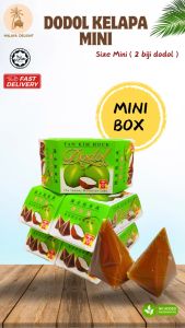 Dodol Kelapa HALAL Tan Kim Hock 25g Mini Box | Coconut Dodol Melaka 陈金福(椰子 Mini)粿加蕉马六甲三叔公特产