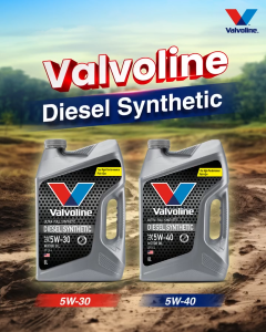 น้ำมันเครื่อง Valvoline Diesel Synthetic 5W-30 สำหรับการดีเซลสังเกตุการผู้ที่ประสบการณ์ดิฮอล์ (6/7/8 ลิตร)