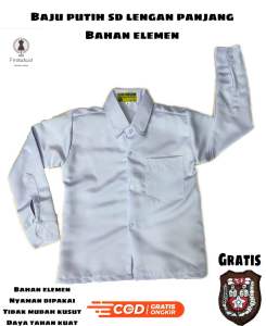 BAJU PUTIH SD PANJANG BAHAN ELEMEN