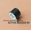 ACTIVE BUZZER 5V AKTIVE BUZZER 5VOLT ACTIVE PIEZO BUZZER 5V NADA BUNYI volume speaker BUZZER 5 VOLT. 