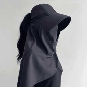 Multi-Functional All-Around Integrated Sun Protection Hat Shawl Womens Summer Extended Neck Protection UV Protection Sun Hat