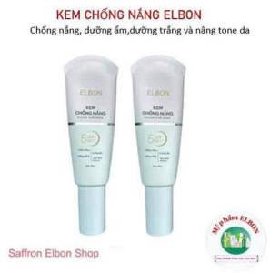 [Combo 2 Chai] Kem Chống Nắng ELBON - SPF 50 PA+++ Dưỡng Ẩm Dưỡng Trắng Nâng Tông Da