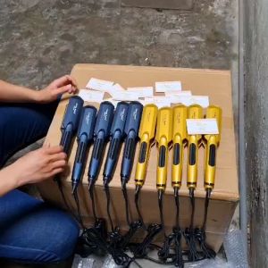 Máy Duỗi Tóc Ép Tóc Cao Cấp- [FreeShip Max] -  Máy kẹp thẳng ép tóc uốn cúp làm tóc xoăn lọn đa năng 3in1 (Misaka store)