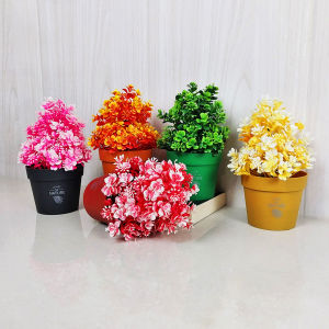 Tanaman Hias Plastik Pot Bonsai Pajangan Bunga Hias Imitasi Dekorasi Artificial Flower COD PBP143