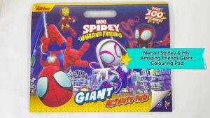Marvel Spidey & Amazing Friends Giant Activity Pad With Colouring & Over 100+ Stickers For Kids