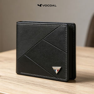 VOCOAL Mens Wallet Cash Slot Simple Short Wallet Soft PU Business Wallet Retro Wallet Multi-Card Position Wallets Travel Purses Coin Pouch ID Credit Cards Holders