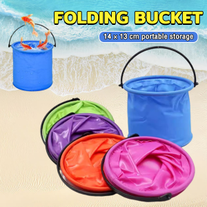 ItemMart Foldable Barrel Portable Catch Fish Bucket Water Bucket