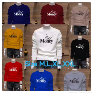 Promo Sweater Keren Crewneck Trendy Kaos Pria Kasual Sweatshirt Elegan Baju Cowok Old Money Keren
