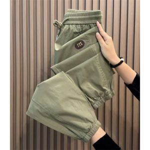 Quần Dài Nam Mùa Hè Thường Ngày Rộng Rãi Quần Dài Thể Thao Harajuku Quần Dài 9 Điểm Quần Dài Rộng Rãi Quần Dài Nam Phong Cách Hàn Quốc