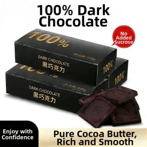 Baking & Fitness Black Chocolate Cocoa Liquor Block No Cocoa Butter Equivalent