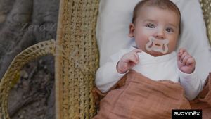 Suavinex ZERO ZERO Soother - BPA-Free Silicone Pacifier with SX Pro Physiological Nipple