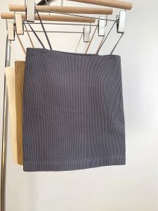 chaqi | Unique Small Strap Vest Womens Outerwear Beautiful Back Bra Integrated Chest Pad Tube Top Underwear Base Shirt Top