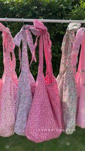 กระเป๋าสีชมพูน่ารัก ลายดอกไม้ - รวมกระเป๋าสีชมพูน่ารัก ลายดอกไม้ 🌸🐇🌷💕