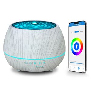 Tuya WiFi Humidifier 400ml Essential Aroma Oil Diffuser Smart Home Ultrasonic Air Humidifier Mist Maker for Alexa Google
