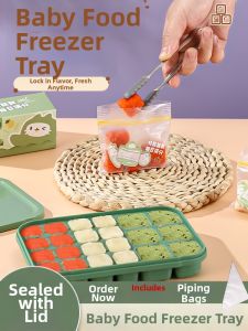 WANGLIMIAO | Baby Food Storage Box with Dividers
