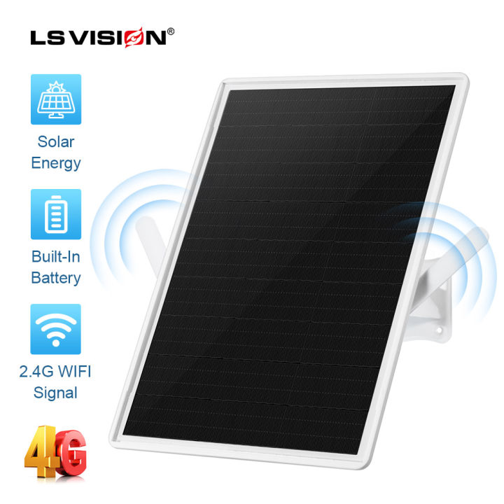 LS VISION 4G Router with 4G Sim Card Slot 15W Solar Powered Outdoor ...