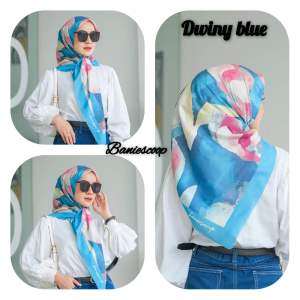 baniescoop hijab dwiny blue / kerudung baniescoop