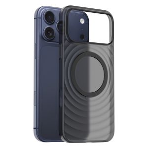 For iPhone 17 Pro Max 17 16 Pro High End Magnetic for MagSafe Wave Texture Slim Frosted PP Shockproof Anti Fingerprint Case