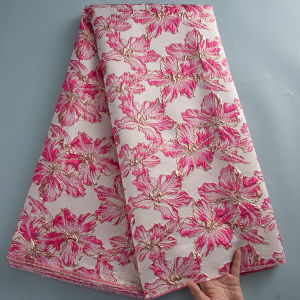 African Brocade Lace Fabric Fashion Nigerian Brocade Lace High Quality French Jacquard embroidery Lace For Diy Sew Party Cloth