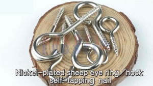 Sekrup Tanda Tanya Gantungan Skrup Gantung Centelan Kait Ulir isi 10 pcs