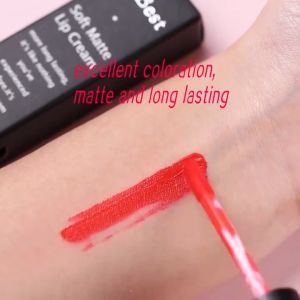 Lightweight Matte Lipstick Waterproof Long-Lasting Velvet Matte Liquid Lipstick Anti-Smudge Lipstick Nude Lip Color Tone Non-Stick Lip Gloss Makeup Cosmetics Non-Shedding Tube Makeup Lip Gloss Waterproof And Oil-Proof Non-Fading Lip Gloss