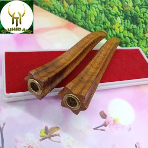 once pipa klokotan kayu galih kelor emas model belimbing segi 6 L93