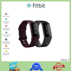 Fitbit Charge 4 FITNESS HEART RATE ACTIVE TRACKER GPS Sport Bankds FITBIT PAY New with sealed box