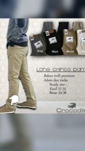 PROMO SPESIAL BELI 1 GRATIS 1 CELANA PANJANG PRIA CHINOS
