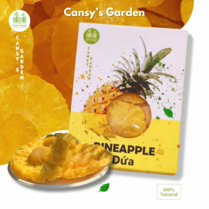 Hộp 80gr - Dứa Sấy Dẻo/ Soft Dried Pineapple (5% sugar)