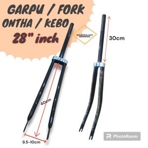Fork Sepeda Ontha Garpu Sepeda Onthel Kebo Onta Ontel 28 inch Jadul Classic Jawa Jowo Porok 28 Ralleigh Relly Rally Reli