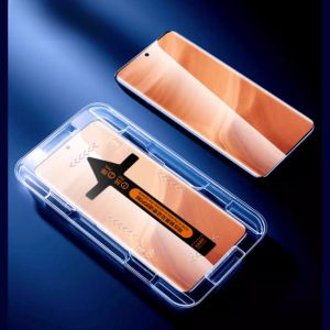 One-Click Tempered Glass For Realme 12 Pro 11 Pro+ Plus 10 Pro Plus Full Cover Screen Protector HD Fingerprint Unlock Easy Installation Protective Film for Realme 11 Pro+ 10 Pro